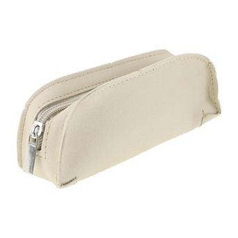 Pencil Pen Case, Pencil Holder, Sectors Shape Pencil Pouch, Zipper Stationery Bag 7.87"x2.36"x1.57"