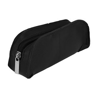 Pencil Pen Case, Pencil Holder, Sectors Shape Pencil Pouch, Zipper Stationery Bag 7.87"x2.36"x1.57"