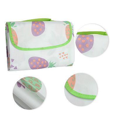 Waterproof Beach Blanket, Lightweight Picnic Mat with Handle 59.06"x39.37"