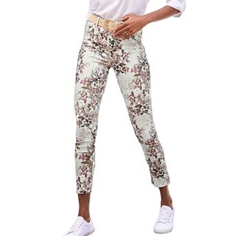 Lascana Women's Skinny Leg Cropped Pants
