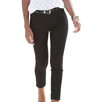 Lascana Women's Skinny Leg Cropped Pants