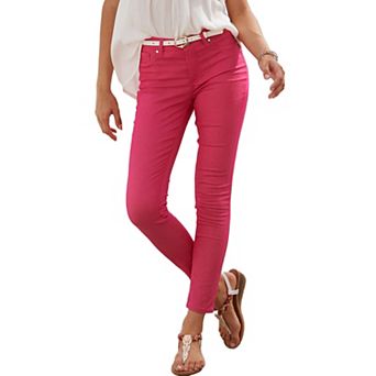 Lascana Women's Skinny Leg Cropped Pants
