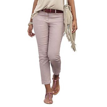 Lascana Women's Skinny Leg Cropped Pants