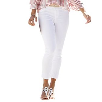 Lascana Women's Skinny Leg Cropped Pants