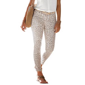 Lascana Women's Skinny Leg Cropped Pants