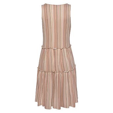 Lascana Women's Flowy Tiered Dress