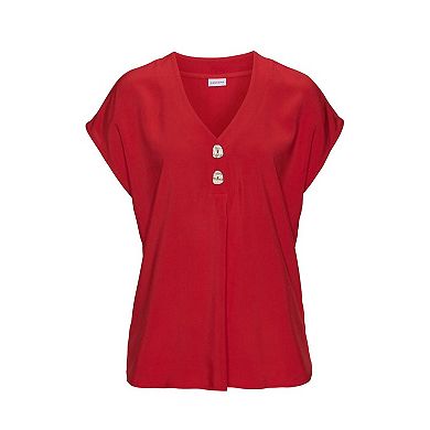 Lascana Women's Button Detail Blouse