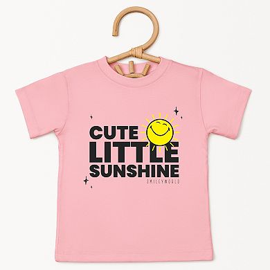 SmileyWorld Cute Little Sunshine - Toddler Short Sleeve Graphic T-Shirt