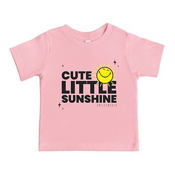 SmileyWorld Cute Little Sunshine - Toddler Short Sleeve Graphic T-Shirt