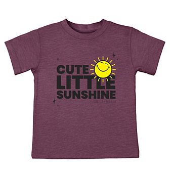 SmileyWorld Cute Little Sunshine - Toddler Short Sleeve Graphic T-Shirt