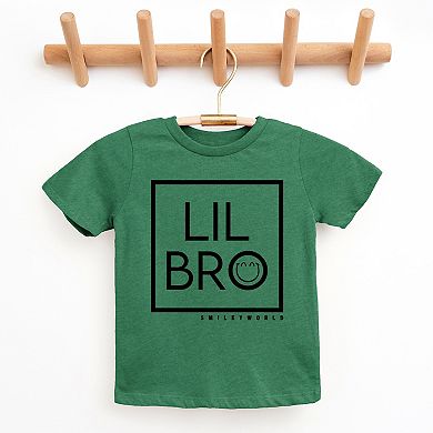 SmileyWorld Lil Bro Square - Youth Short Sleeve Graphic T-Shirt