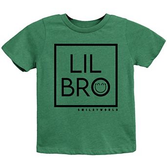 SmileyWorld Lil Bro Square - Youth Short Sleeve Graphic T-Shirt