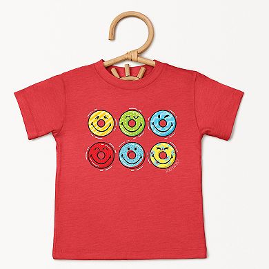 SmileyWorld Pool Floats - Toddler Short Sleeve Graphic T-Shirt