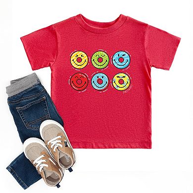 SmileyWorld Pool Floats - Toddler Short Sleeve Graphic T-Shirt