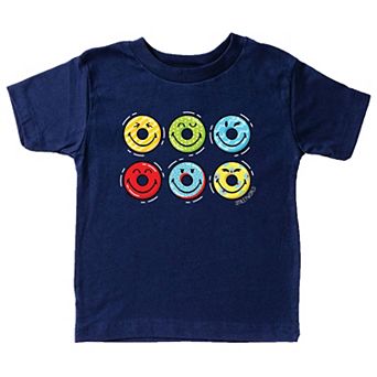 SmileyWorld Pool Floats - Toddler Short Sleeve Graphic T-Shirt