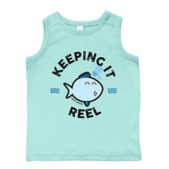 SmileyWorld Keeping It Reel Fish - Toddler Graphic Tank