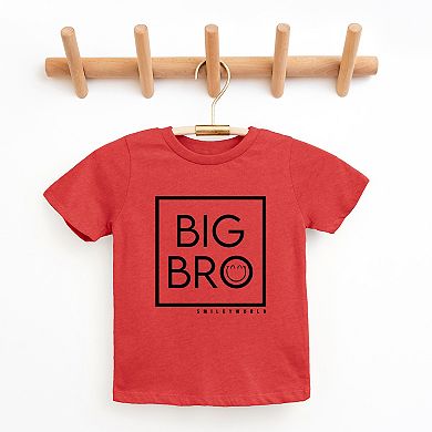 SmileyWorld Big Bro Square - Youth Short Sleeve Graphic T-Shirt