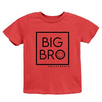 SmileyWorld Big Bro Square - Youth Short Sleeve Graphic T-Shirt