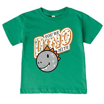 SmileyWorld You're Dino-Mite - Toddler Short Sleeve Graphic T-Shirt