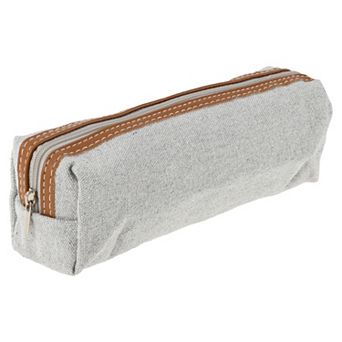 Pencil Pen Case, Pencil Holders, Canvas Pencil Pouch, Portable Stationery Bag 7.87"x2.36"x1.97"