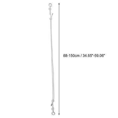 1 Pc Flexible Handbag Strap for Office 34.65"-59.06" Length with Round Buckle