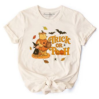 Trick or Pooh T-Shirt, Vintage Halloween Costume Pooh Bear and Friends Tee