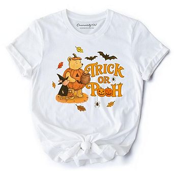 Trick or Pooh T-Shirt, Vintage Halloween Costume Pooh Bear and Friends Tee