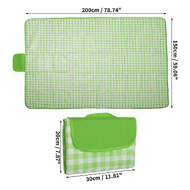 Waterproof Beach Blanket, Lightweight Picnic Mat with Handle 59.06"x78.74"