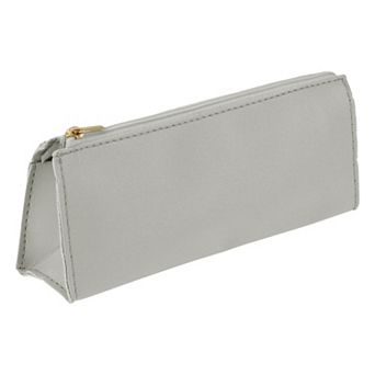 Pencil Pen Case, Faux Leather Pencil Pouch, Portable Zipper Pencil Case 7.87"x1.97"x3.15"