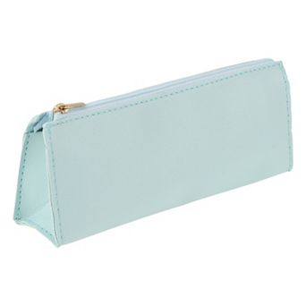 Pencil Pen Case, Faux Leather Pencil Pouch, Portable Zipper Pencil Case 7.87"x1.97"x3.15"