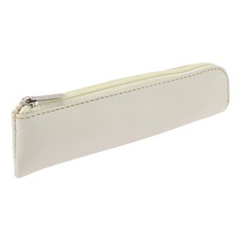 Pencil Pen Case, Pencil Holder, Faux Leather Pencil Pouch, Portable Zipper Pencil Case 7.87"x1.57"