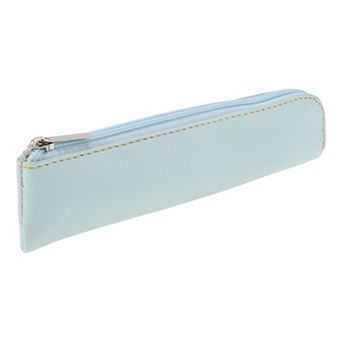 Pencil Pen Case, Pencil Holder, Faux Leather Pencil Pouch, Portable Zipper Pencil Case 7.87"x1.57"