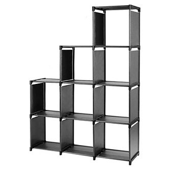 Cube Storage Organizer 9-Cube Closet Shelf Cabinet Bookcase for Bedroom, Living Room, Office