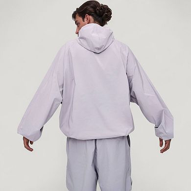 Men's Lightweight Hooded Sun Protection Pullover with Half Zip and Relaxed Fit