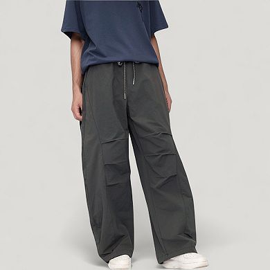 Men's Wide Leg Relaxed Fit Drawstring Waist Casual Sweatpants