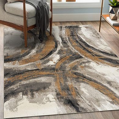 Luxe Weavers Abstract Geometric Area Rug