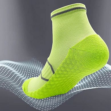 Men's 6pk Athletic Ankle Socks with Accents