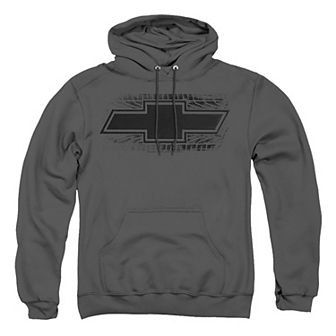 Big & Tall Chevrolet Bowtie Burnout Graphic Pullover Hoodie
