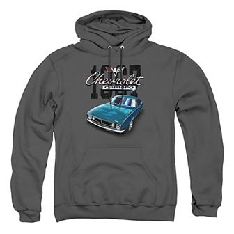 Big & Tall Chevy Classic Camaro Graphic Pullover Hoodie