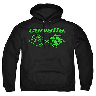 Big & Tall Chevrolet Corvette Graphic Pullover Hoodie