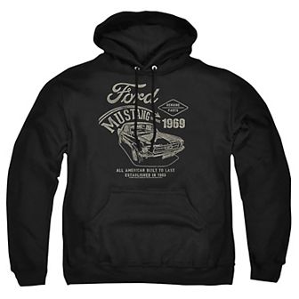 Big & Tall Mustang Graphic Pullover Hoodie