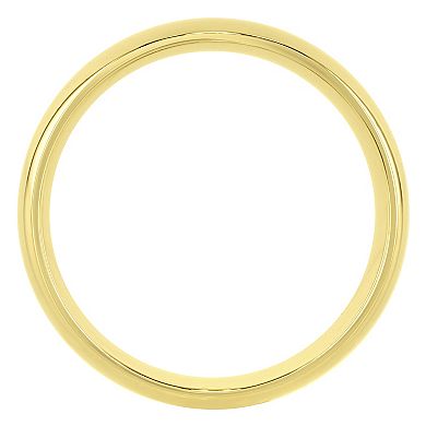 Men's Jewelry Nation 14k Gold over Sterling Silver 8 mm High Polish Band