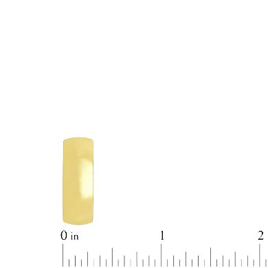 Men's Jewelry Nation 14k Gold over Sterling Silver 8 mm High Polish Band