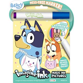 Bluey Easter Imagine Ink Coloring Book & Marker Set
