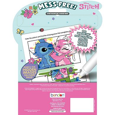 Disney's Stitch Easter Imagine Ink Coloring Book & Marker Set