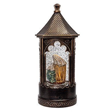 Kurt Adler Battery Operated Lighted Nativity Water Lantern Table Decor
