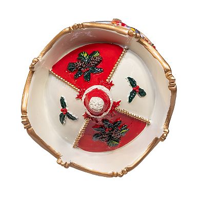 Kurt Adler 7-Inch Wind-Up Musical Carousel Table Decor Piece