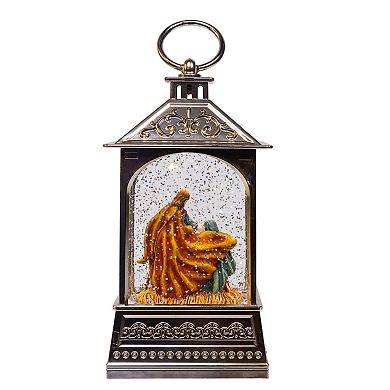 Kurt Adler Battery Operated USB LED Lantern Nativity Scene Table Decor