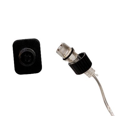 Kurt Adler 15-Inch 80-Light Micro LED Silver Starburst Christmas Tree Topper