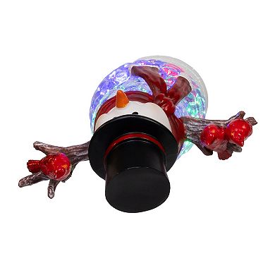 Kurt Adler Battery Operated LED Glitter Snowman Table Decor